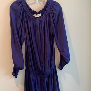 Navy blue long sleeve dress
